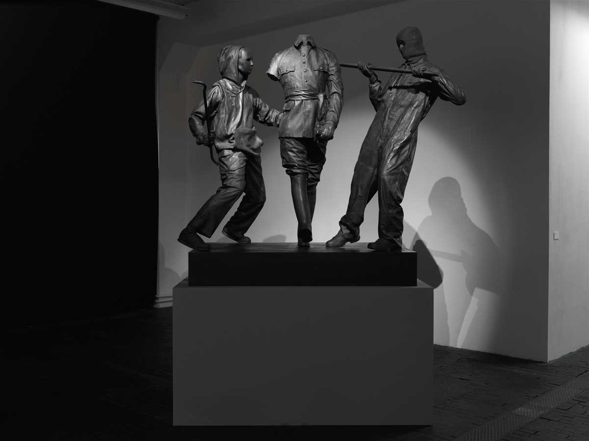 sculpture of the destrcution of Franco Sculpture .2003.jpg